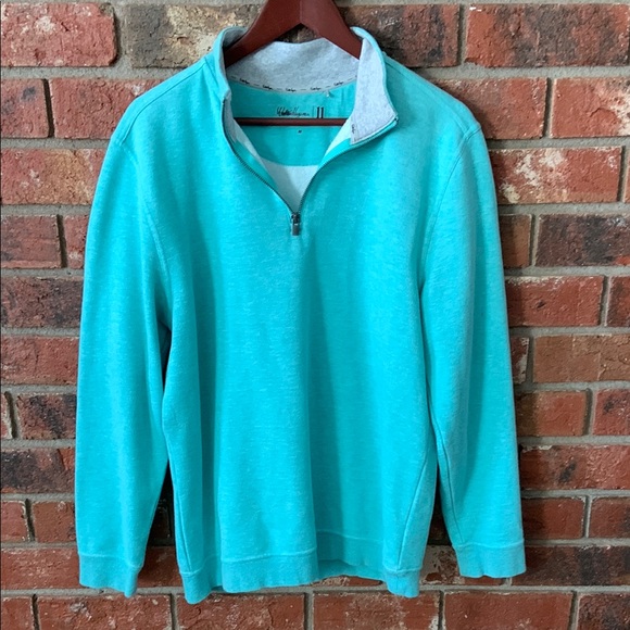 Walter Hagen Other - Walter Hagan Turquoise Quarter Zip Pullover